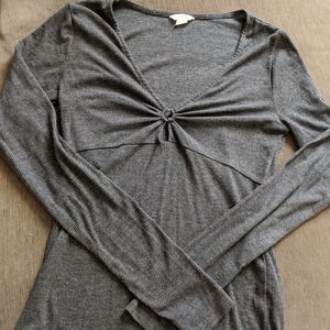 Girls grey long sleeve shirt